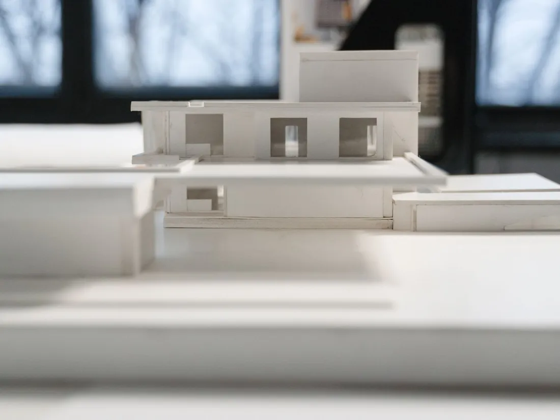 Maqueta de un proyecto de arquitectura