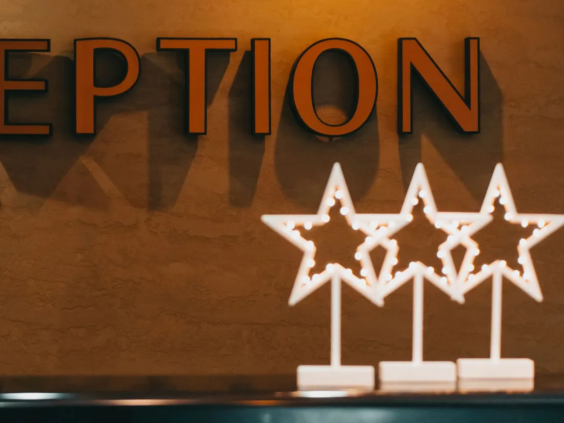 Recepción de un hotel
