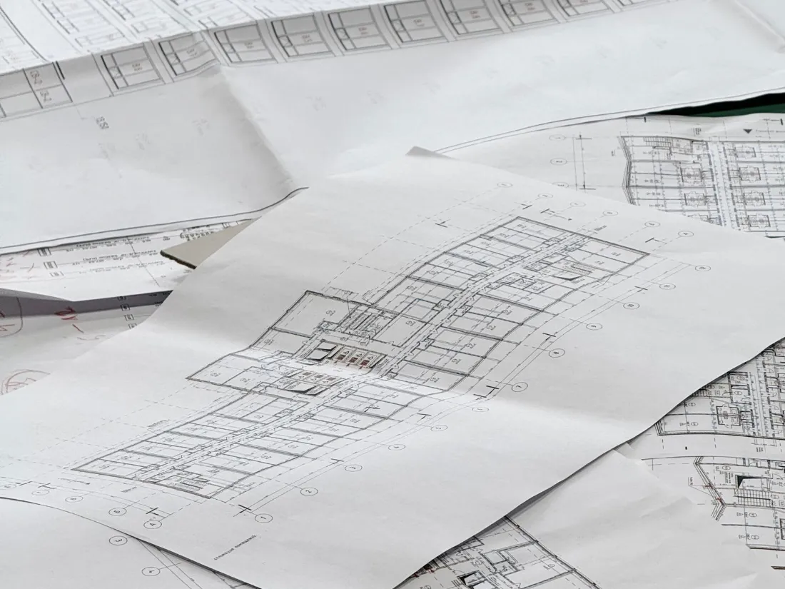 Planos de un proyecto de arquitectura